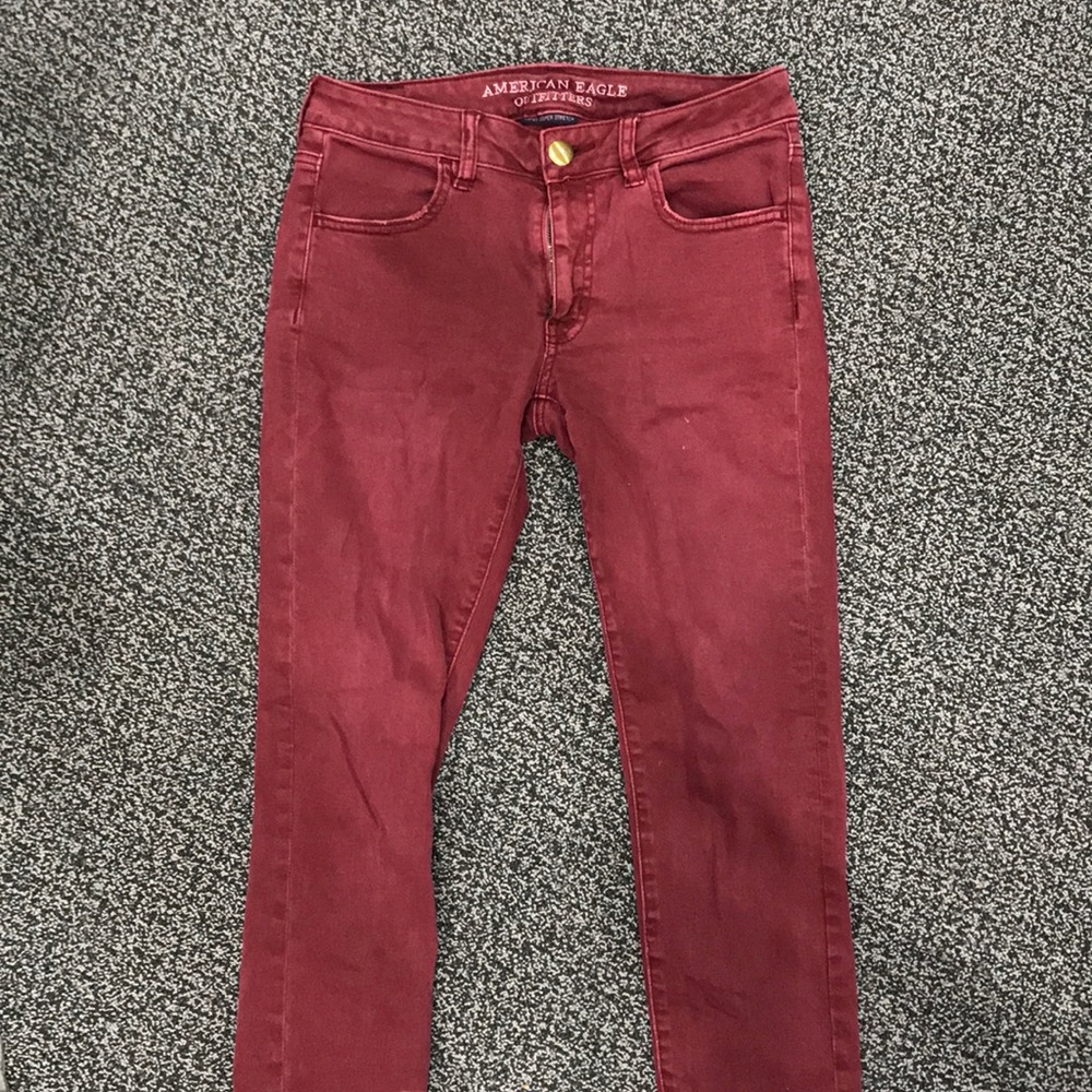❤️Maroon Jeans - Picture 2 of 4